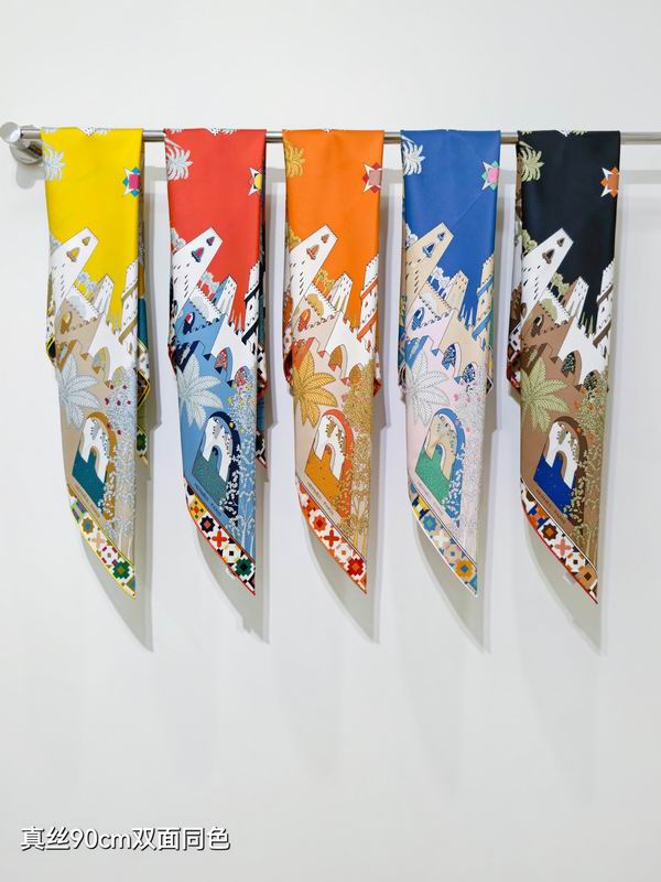 Hermes Silk Scarf 90X90cm E043007